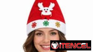 💜Gorro de navidad Medida:37cm x 27cm Precio: 4usd