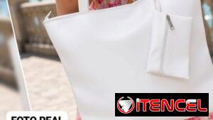 CARTERA BLANCA GRANDE CON MONEDERO VINIL GRUESO EXCELENTE CALIDAD*