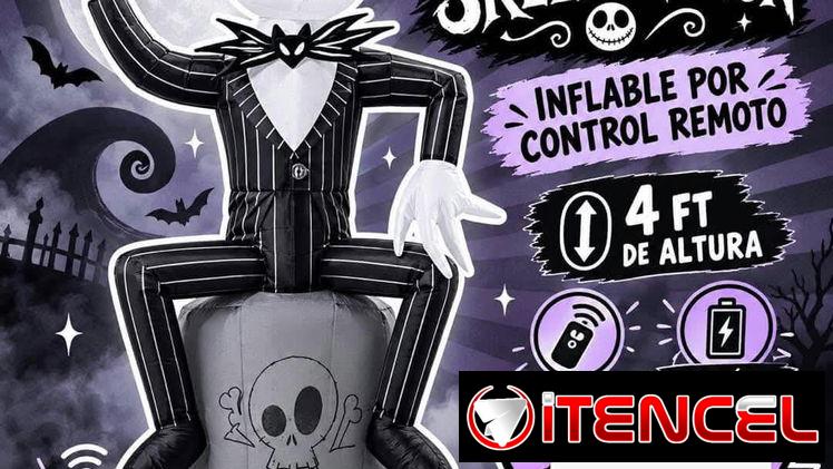 Inflable de Jack de 4 pies de altura Control remoto 100 usd Pack de 15 globos variados 3 usd — foto 1