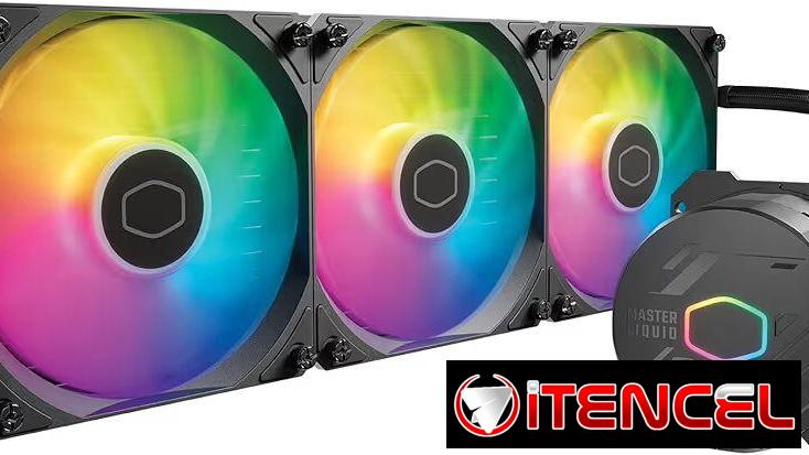 enfriamiento liquido coolermaster 360L Core 360mm nuevo sellado en caja, para intel y amd — foto 2
