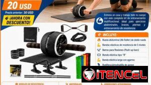 KIT DE ENTRENAMIENTO ABDOMINAL MULTIFUNCIONAL 💪🔥