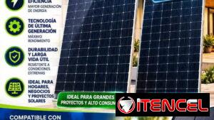 Panel Bociet Bifacial 615 W. Tenemos de 545 w también