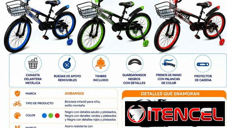 Bicicleta infantil precio y descripción en la foto para más información escribir al WhatsApp