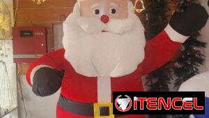 Papa Noel tela peluche (NGV)