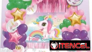 **Set de Unicornio completo 100PCS**
