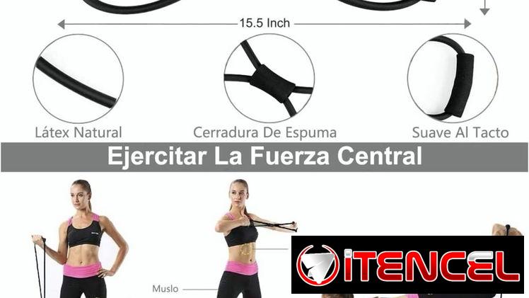 Kit de ejercicios rodillo abdominal barras push-up ejercitador suiza nuevo en caja 54321470 — foto 4