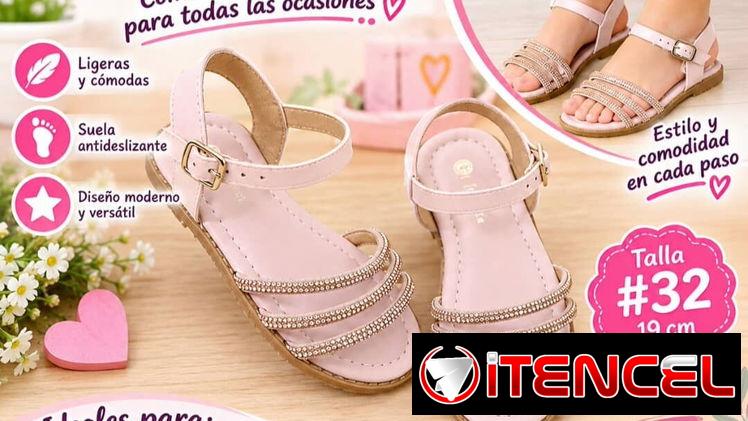 8500cup Sandalias  para niña #:26 las negras  y #30 32  las Beige — foto 2