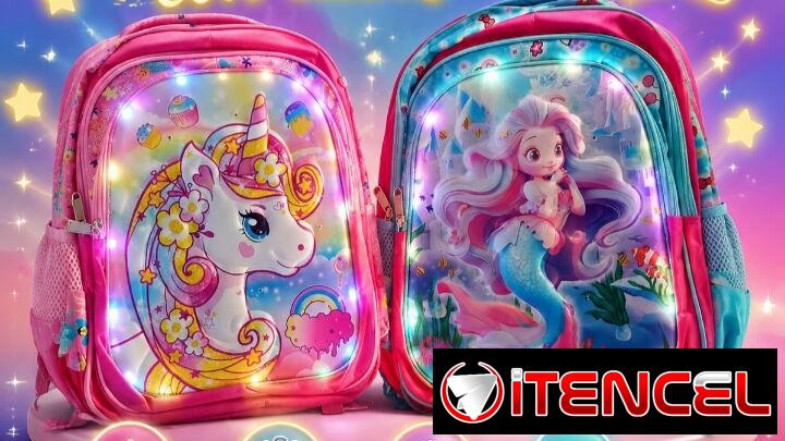 Mochilas de niña con merendero y cartuchera