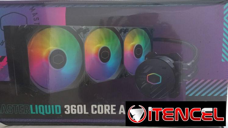 enfriamiento liquido coolermaster 360L Core 360mm nuevo sellado en caja, para intel y amd — foto 1