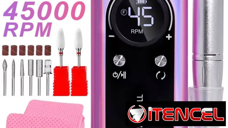 Máquina de hacer uñas recargable 45000rpm P1032-AV004