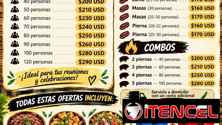 ///cerdo asado para fiestas y eventos — foto 1