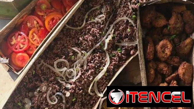 Masas de cerdo fritas para 25 a 30 comensales