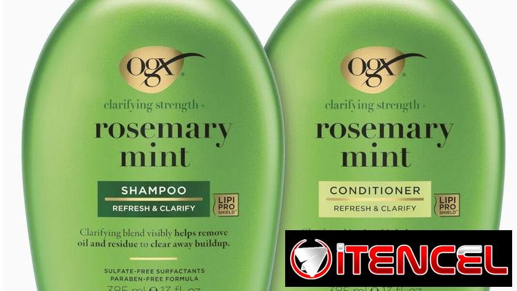 OGX Clarifying Strength + Rosemary Mint Champú y Acondicionador