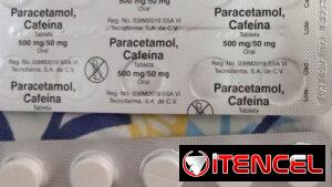 Vendo paracetamol con cafeina, el.blister de 10tabletas