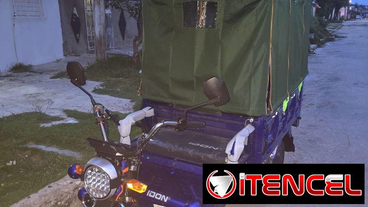 Vendo triciclos hibrido batería lifepo4 72×55 con extensor de rango 4500 wats.techo y asientos.53148780