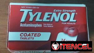 Taylenol de 24 tableta 500 g 1500 mn
