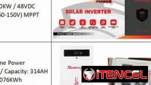 Inversor 10k + batería 16k en 3800