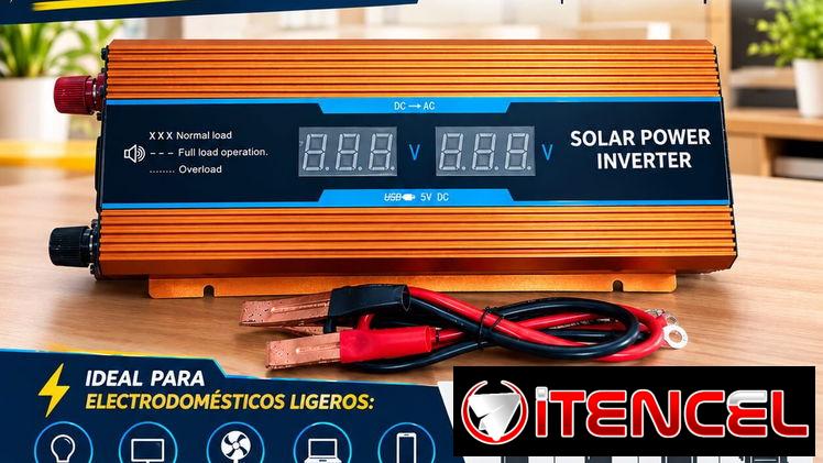 Convertidor de Corriente de 12V-DC a 110V-AC