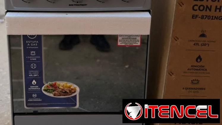 Venta Cocina con horno Premier 4 hornillas, magneto, tapa de cristal