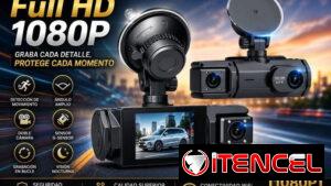 Camara para Carro de 1080P Full HD dos Canales