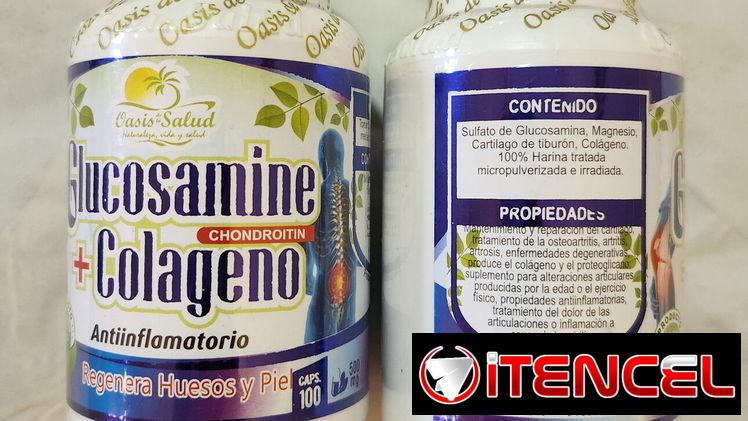 GLUCOSAMINE CON CHONDROTIN+Colageno 100capsulas