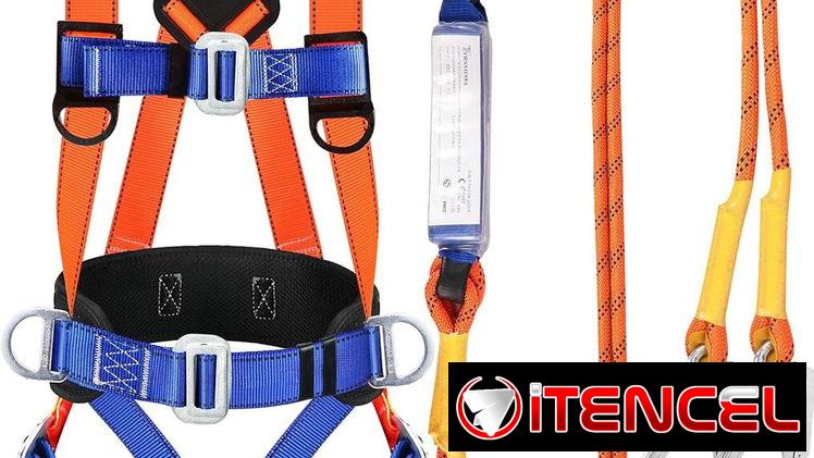 Arnés profesional de seguridad para trabajo en altura posicionamiento y alpinismo