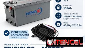 Baterías de 72V 105Ah NOVAIC