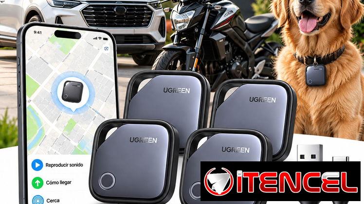📍 Localizador Inteligente UGREEN GPS Tracker – Compatible con iPhone y Android