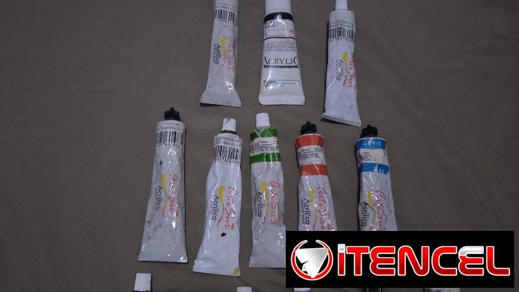Tubos de Pintura Acrílica (Acrílico) artística profesional, marca ArtiSur, de 50mL, totalmente nuevos.