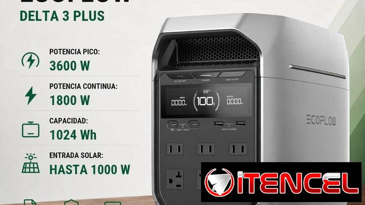 ECOFLOW DELTA 3 PLUS – 1024 Wh | 1800 W continua / 3600 W pico