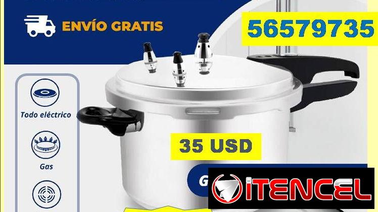 FG-OLLA de PRESION 3 valvulas 5.5L ALUMINIO... 56579735../(USD-MN-Eur-Zelle)/Envio Gratis//  Garantía 6m