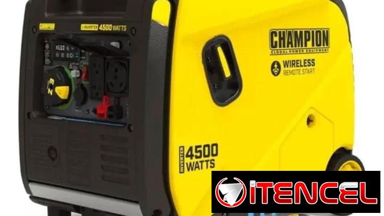⚡GENERADOR CHAMPIONS 4500W ⛽ (Gasolina solamente) ✅ INVERTER 🔇 SILENCIOSO 🧾 Garantía que es nueva en su caja, se comp