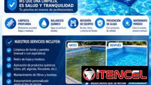 Mantenimiento y limpieza de piscina