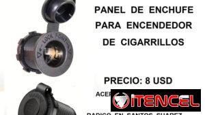 PANEL DE ENCHUFE CON TAPA