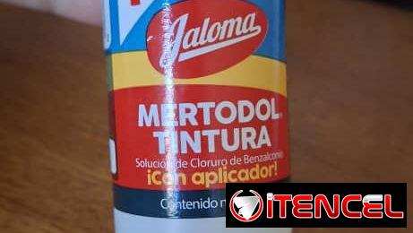 Mertodol tintura ( similar al mercurio)