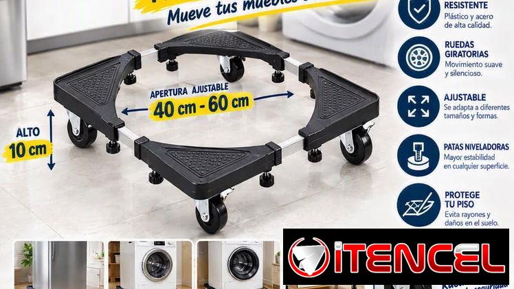 Base de soporte para lavadoras