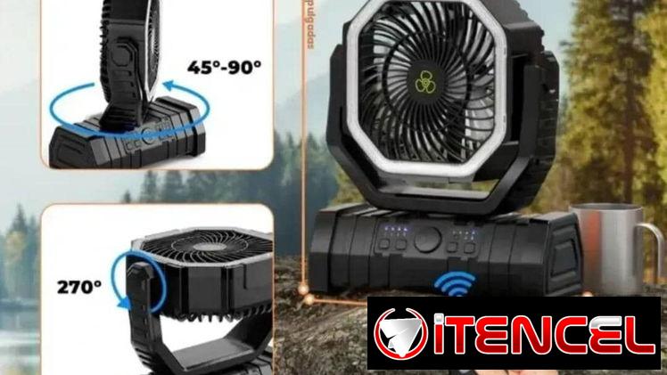 Ventilador recargable tipo F6
