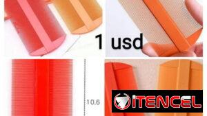 Peine fino para extraer liendras y pipjos