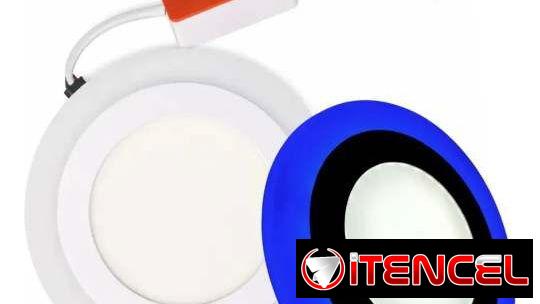 Dicroicas para empotrado, lamparas de empotrar, luz blanca y azul — foto 1