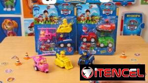 Set de carritos paw patrol