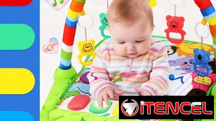 Gimnasio De Juegos Para Bebes. Incluye Manta de Juego. Piano con 3 Sonidos. Arco con 5 Accesorios colgantes. Nuevo!!! — foto 1
