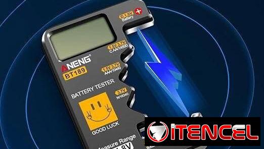 ANENG BT189 Probador Digital de Baterías Pantalla LCD