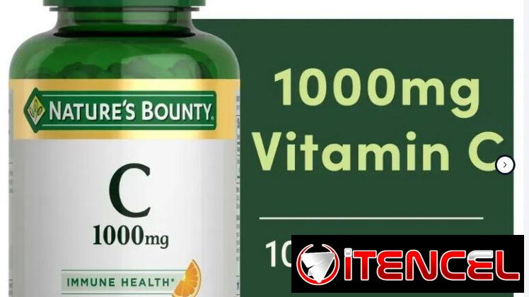 ✔Vitamina C de 1000mg 100 tabletas en 10$