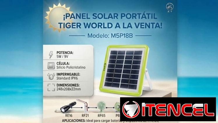 Panel solar de 5 w y 9 v, ideal para cargar diferentes dispositivos