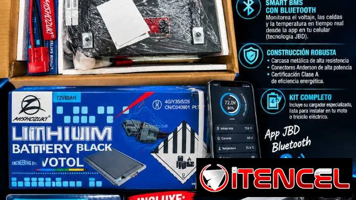 Batería de 72v x 80 amperes