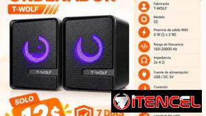 Wa.me/*5358296067 🔊🧡 ¡BOCINAS PARA ORDENADOR T-WOLF S3! 🧡🔊 💰 Precio: $12 USD🔥 🛡️ Garantía: 7 días