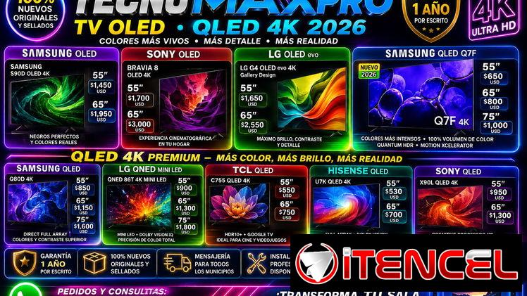Lo mejor en TV 4K Sony Samsung LG Hisense Insignia y Mucho más Nuevos Sellados en Caja con Garantía WhatsApp 53321047 — foto 3