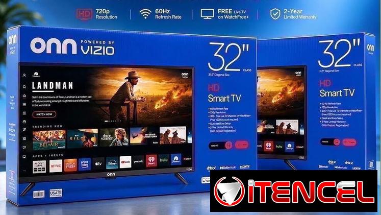 Smart TV, OnnVizio, 32″, 720p -mensajería gratis y garantía