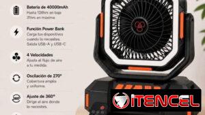 Ventilador 40 miliamperes , domicilio incluído
