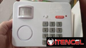 Alarma sonora con sensor de movimiento